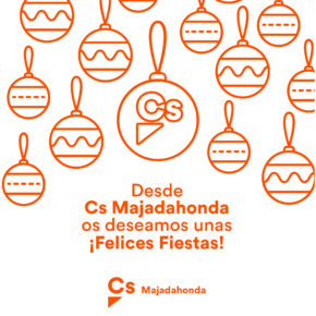 Ciudadanos Majadahonda desea unas felices fiestas y feliz 2018